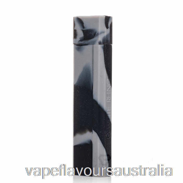 Vape Nicotine Australia White Rhino Silicone Dab Out [Pyrex] Black Grey